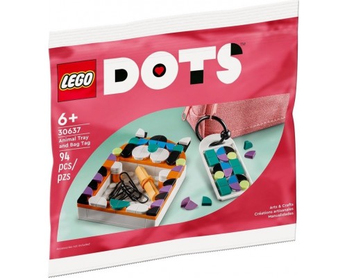 Подвеска для сумки и подноса в форме животных LEGO Dots (30637)