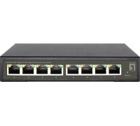 Switch LevelOne LevelOne GES-2108P    L2 Gigabit Ethernet (10/100/1000) Support PoE Black