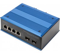Switch Digitus DIGITUS Switch 4+2-Port Gigabit Ethernet PoE SC 20 km