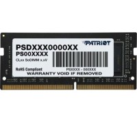 Patriot Signature, SODIMM, DDR4, 8 GB, 3200 MHz, CL22 (PSD48G32002S)