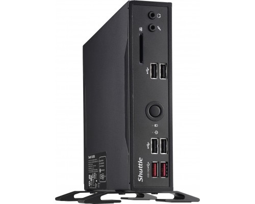 Komputer Shuttle Shuttle Barebone DS20U3V2 Black (Core i3-10110U) Fanless 24-7 ready, w/o WLAN