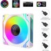 * Wentylator 1stCOOL AURA EVO Mirror ARGB PWM 120mm (F12-AURA-EVO-W1)