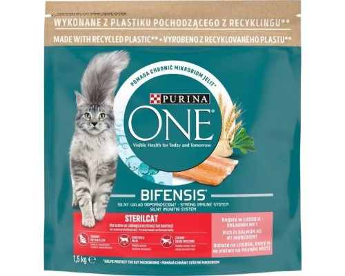 One ONE DRY STERIL CAT WITH SALMON 1.5KG