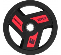 inSPORTline Olympice load rubberized Herk 25kg 50mm - 9198