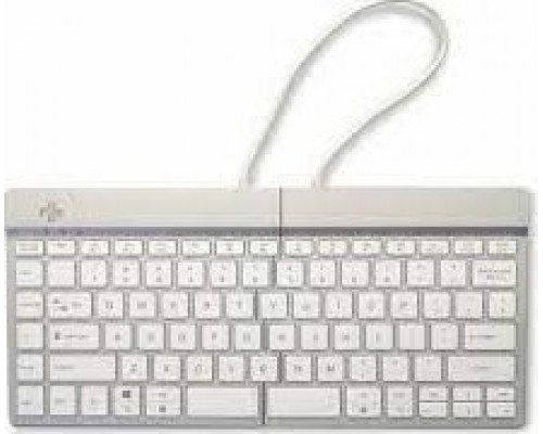 R-GO Tools R-Go Tools Ergonomiczna R-Go Split Break klawiatura, z oprogramowaniem do robienia przerw, QWERTY (US), Bluetooth, biała