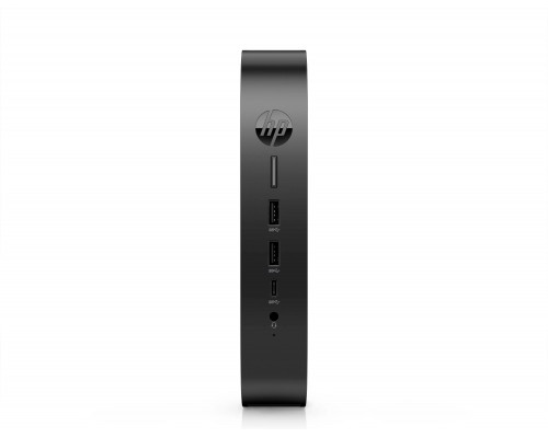 Laptop HP Elite t655 - Thin Client - SFF - 1 x Ryzen Embedded R2314 - RAM 8 GB - Flash 32 GB - eMMC - Radeon Graphics - 1GbE, Bluetooth 5.2, Wi-Fi 6 - WLAN: 802.11a/b/g/n/ac/ax, Bluetooth 5.2 - IGEL OS - Monitor: żaden - Tastatur: niemiecki