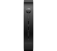 Komputer HP HP Pro t550 - Thin Client - USFF - 1 x Celeron J6412 / 2 GHz - RAM 8 GB - Flash 32 GB - eMMC - UHD Graphics - 1GbE, Bluetooth 5.2 - WLAN: 802.11a/b/g/n/ac/ax, Bluetooth 5.2 - HP ThinPro - Monitor: keiner - Tastatur: Deutsch