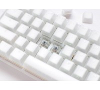 Ducky Ducky One 3 Aura White TKL Gaming Keyboard, RGB LED - MX-Silent-Red