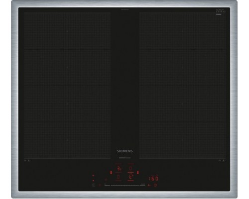 Siemens EX645HXC1E iQ700, independent hob (black/stainless steel, 60 cm, Home Connect)