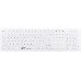 Gett GETT GCQ CleanType Easy Protect Silikonowa klawiatura z obudową z tworzywa sztucznego NUM-Block 105 Tasten IP68 USB Farbe: biały Layout: US