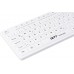 Gett GETT GCQ CleanType Easy Protect Silikonowa klawiatura z obudową z tworzywa sztucznego NUM-Block 105 Tasten IP68 USB Farbe: biały Layout: US
