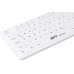 Gett GETT GCQ CleanType Easy Protect Silikonowa klawiatura z obudową z tworzywa sztucznego NUM-Block 105 Tasten IP68 USB Farbe: biały Layout: US