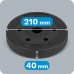 Rebel Zestaw obciążeń bitumicznych 4x2.5kg, otwór 31mm,  REBEL ACTIVE