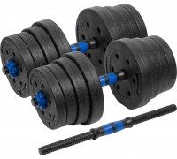 Rebel ‎Dumbbells RBA-2301 bituminous 2 x 15 kg