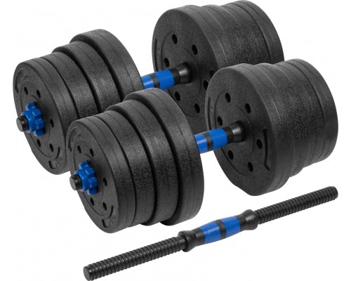 Rebel ‎Dumbbells RBA-2301 bituminous 2 x 15 kg