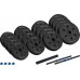 Rebel ‎Dumbbells RBA-2301 bituminous 2 x 15 kg