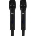 DNA 2x MIKROFONY BEZPRZEWODOWE 2x NADAJNIKI DORĘCZNE 2.4 GHz DO 30 METRÓW