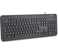 InLine ® Keyboard USB Cable flat keys układ niemiecki black