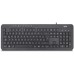 InLine ® Keyboard USB Cable flat keys układ niemiecki black