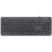 InLine ® Keyboard USB Cable flat keys układ niemiecki black