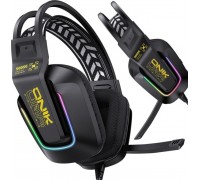 Onikuma ONIKUMA X13 gaming nauszne RGB : Kolor - czarny