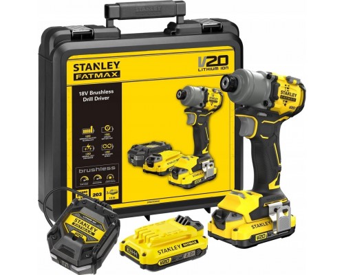 Stanley Zakrętarka bezszczotkowa FATMAX 18V V20 190Nm SFMCF830D2K-QW