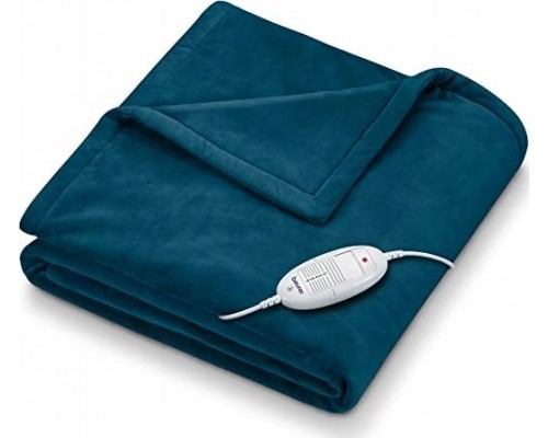 Beurer Beurer heated blanket HD75 Cosy Ocean, electric blanket (dark blue, 130 x 180 cm)