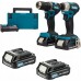 Makita ZESTAW COMBO LI-LON 18V LXT DDF487+DTD157 2*2.0AH