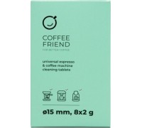 Universal espresso and coffee machine cleaning tablets Coffee Friend, 8 pcs.