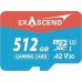 SD  pamięci Exascend Gaming UHS-I micro 512GB