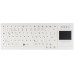 Gett GETT Cleantype Xtra Touch Protect WL bezprzewodowa klawiatura silikonowa mit Touchpad IP68 można dezynfekować kolor biały układ DE