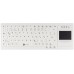 Gett GETT Cleantype Xtra Touch Protect WL bezprzewodowa klawiatura silikonowa mit Touchpad IP68 można dezynfekować kolor biały układ DE