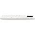 Gett GETT Cleantype Xtra Touch Protect WL bezprzewodowa klawiatura silikonowa mit Touchpad IP68 można dezynfekować kolor biały układ DE
