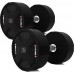 HMS Dumbbells HPC Set poliuretanowe 20 x Various types of loads included (2.5 - 25 kg)