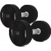 HMS Dumbbells HPC Set poliuretanowe 20 x Various types of loads included (2.5 - 25 kg)