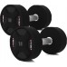 HMS Dumbbells HPC Set poliuretanowe 20 x Various types of loads included (2.5 - 25 kg)
