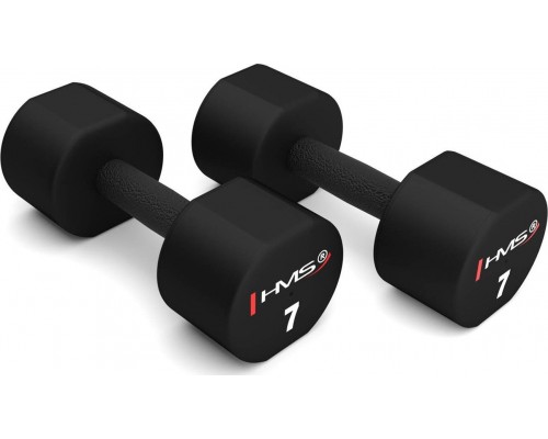 HMS Dumbbells HPT07 poliuretanowe 2 x 7 kg