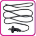 Rowenta CF2133F0 urządzenie do stylizacji włosów Ciepły Black, Rose 25 W