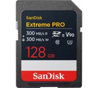 SD  SanDisk Extreme PRO SDXC 128 GB Class 10 UHS-II/U3 V90 (SDSDXDM-128G-GN4IN)
