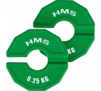 TSN25 DISKS SPĒKA TRENIŅU UN FITNESS APRĪKOJUNAM 2 x 0.25 KG HMS