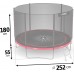Garden Trampoline Neo-Sport Garden Trampoline 8ft/252cm With outer mesh with ladder