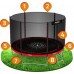Garden Trampoline Neo-Sport Garden Trampoline 8ft/252cm With outer mesh with ladder