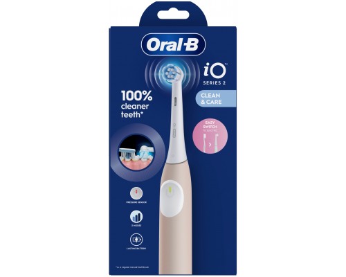 Braun iOS2.1C9.0P Oral-B iO2     Rožinė