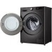 LG F4DR711S2BA 11/6 kg  dzilums 56.5 cm  1400 apgr/min.  melna