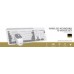 C-Tech C-TECH klawiatura z myszą WLKMC-05W, Bezdrátowy set 2.4GHz, CZ, biała