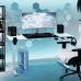 Gaming galds Diablo Chairs X-Tensio 1400 White 140 cmx60 cm