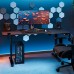 Gaming galds Diablo Chairs X-Tensio 1600 Black 160 cmx75 cm