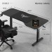 Gaming galds Diablo Chairs X-Tensio 1600 Black 160 cmx75 cm