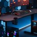 Gaming galds Diablo Chairs X-Tensio 1600 Black 160 cmx75 cm