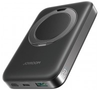 Magnetyczny bezprzewodowy powerbank Joyroom JR-PBM12 22,5W z uchwytem (black)